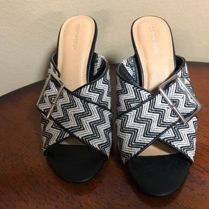 Black Covington Heels Size 8